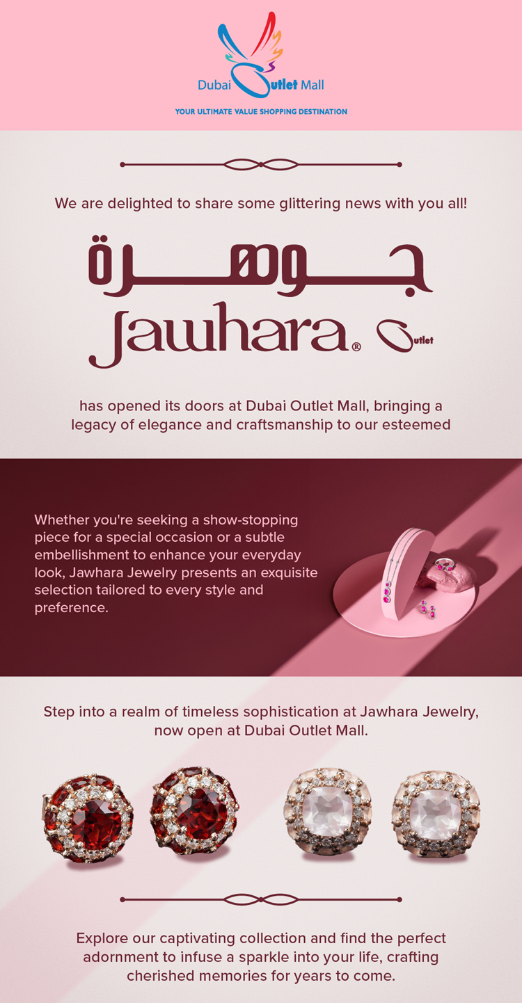 Sparkle & Shine: Jawhara Outlet Unveiled!