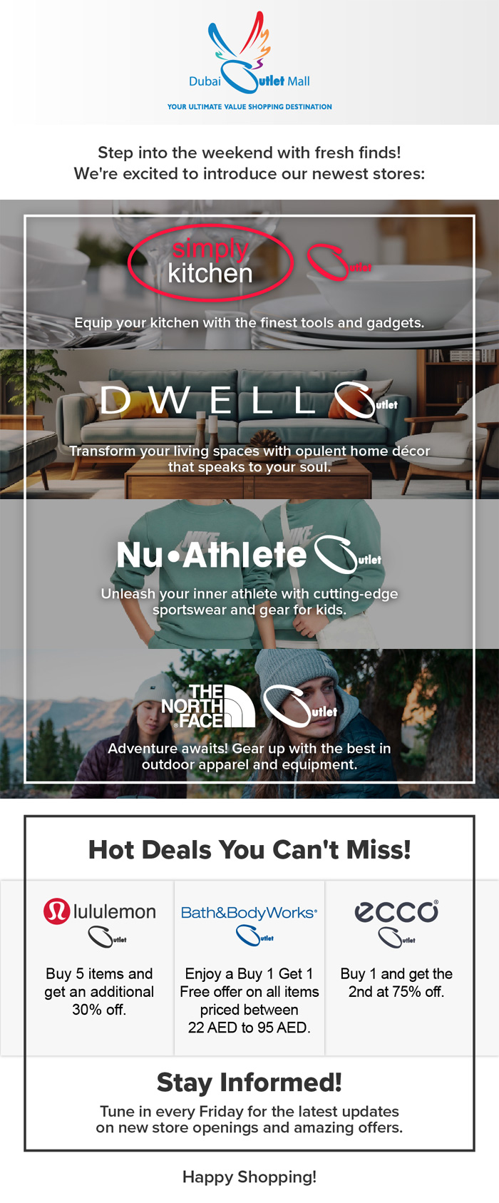 Outlet Offers Extravaganza!